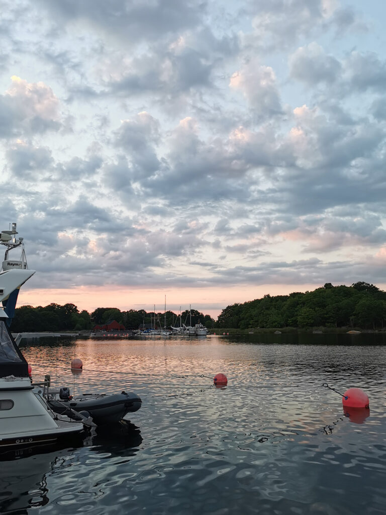 Sonnenuntergang auf Tjärö